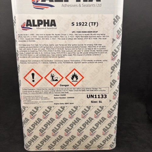 S1922 Spray Adhesive 5L